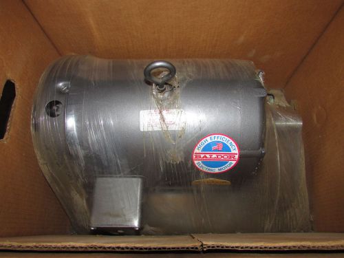 Baldor M3710T Motor. Spec: 37A01W452 HP: 7.5 PH: 3 RPM: 1725 208-230/460V. New!