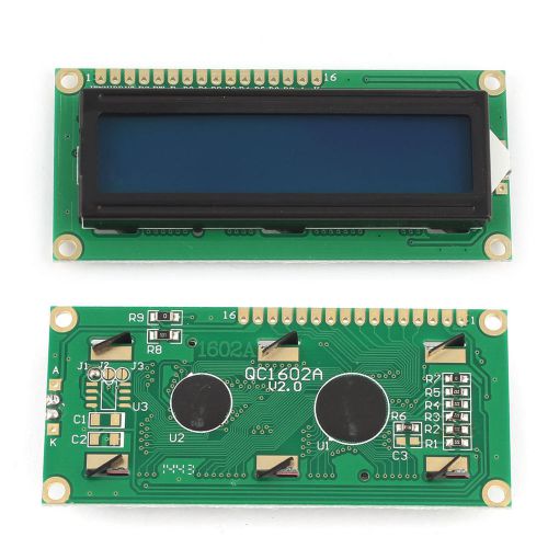 1602 16x 2 character lcd display module hd44780 controller blue blacklight 1pcs for sale