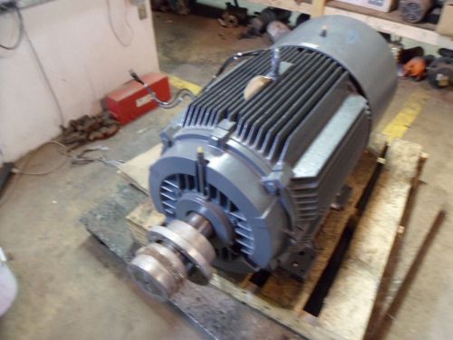 Siemens 100hp motor #91205 fr:444tz 115-460v 440-1785:rpm 25-100hp 3ph rebuilt for sale