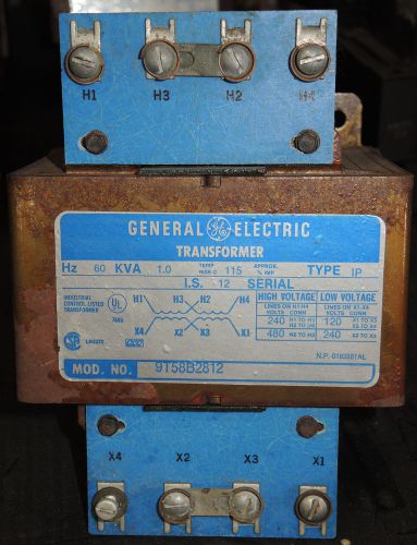 GE 9T58B2812, Industrial Control Transformer, 1.0 KVA