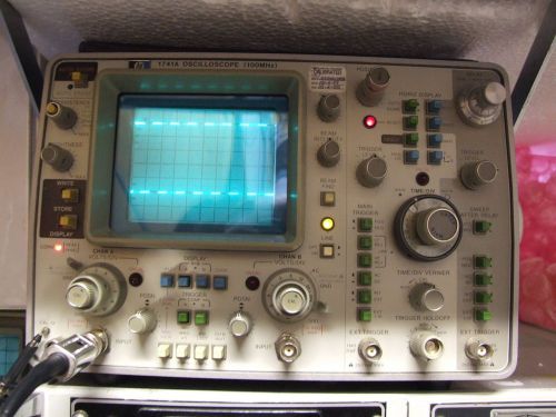 HP 1741A Oscilloscope; 100 Mhz; Storage Scope