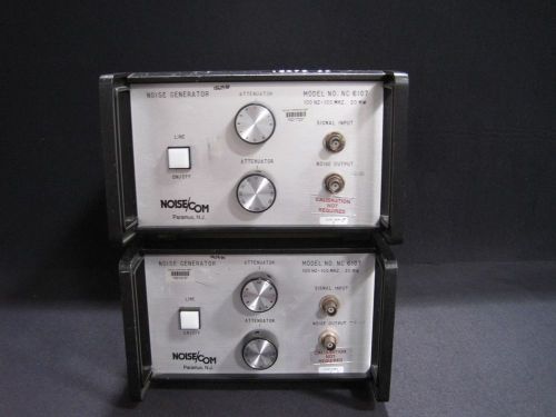 E91 Lot of 2 Noise/Com Noise Generator NC6107 100Hz-100MHz, 20MW Serial No. 4585