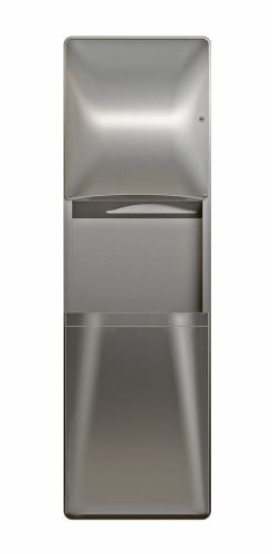 Bradley corporation diplomat series paper towel dispenser and waste receptacle for sale