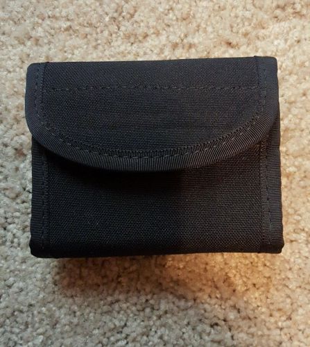 Bianchi AccuMold Duty Belt Flat Latex Glove Pouch Black
