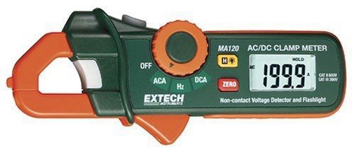 Extech ma120 200 ampere ac/dc mini clamp on current detector for sale