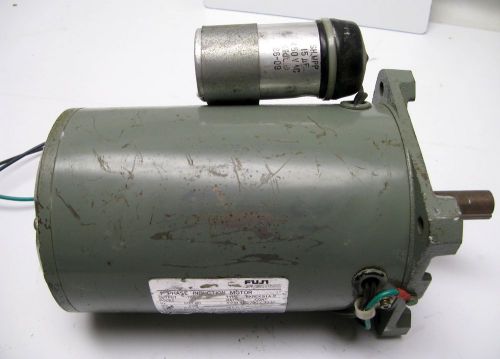 1 phase 1/2 hp electric induction motor 60 hz 3370 rpm 208v fuji bkrek91a-2 3/4&#034; for sale