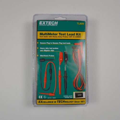 Extech TL809 Test Leads - NEW