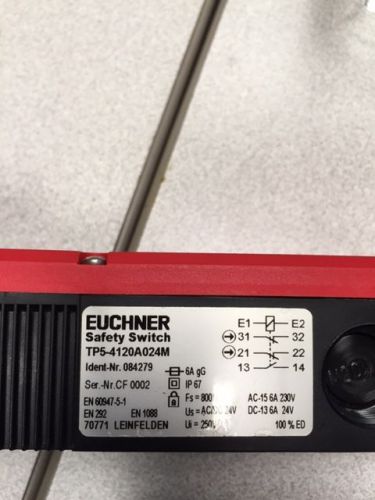 Safety switch euchner 5-4120a024m for sale