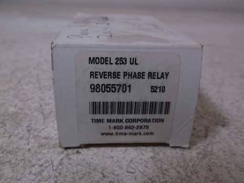 TIME MARK 253 REVERSE PHASE RELAY *NEW IN A BOX*