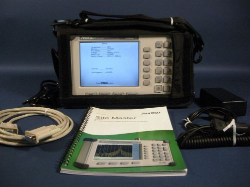 Anritsu S331D/03 Site Master, Cable and Antenna Analyzer, 25 MHz to 4 GHz