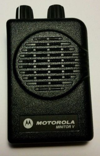 motorola minitor 5 low band 2 channel fire pager