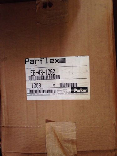 Parker, eb- 43-1000, instrument grade, polyethylene tubing, .25 x 1000, black for sale