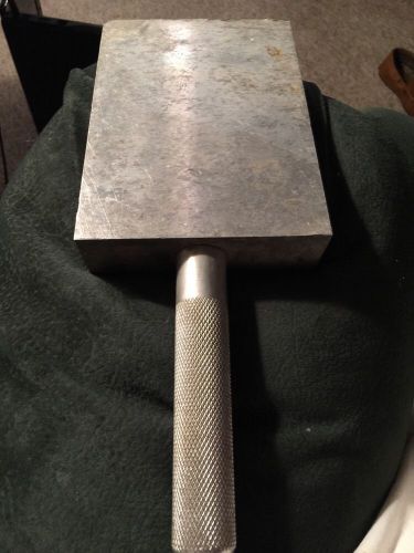 Solid aluminum  5&#034;x7&#034; wedge, Chock, with Handle 12&#034; firefighter forced entry?