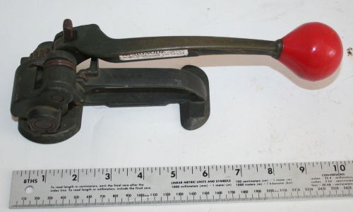 Used signode model st steel strapping banding tensioner tool size 3/8 to 3/4 for sale