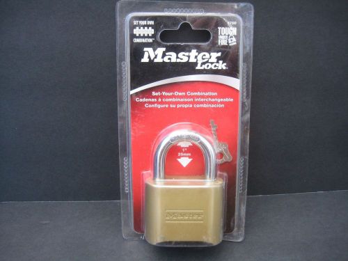 Master Lock 175D Resettable Set-Your-Own Combination Lock New