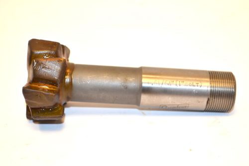 Nos qualcut uk 1&#034; bolt t-slot stagg tooth cutter end mill 1&#034; shank item #wrna1.3 for sale