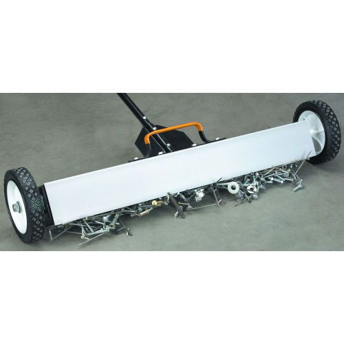 30 inch rolling magnet broom sweeper cleaner metal picker upper push pull clean for sale