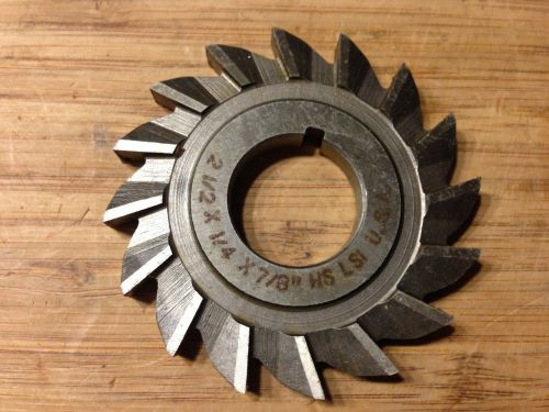 STANDARD TOOL CO. SIDE MILLING CUTTER PLAIN TOOTH-16 21/2&#034;x1/4&#034;x7/8&#034; NEW