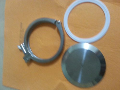set of 4&#034; end cap clamp and gasked