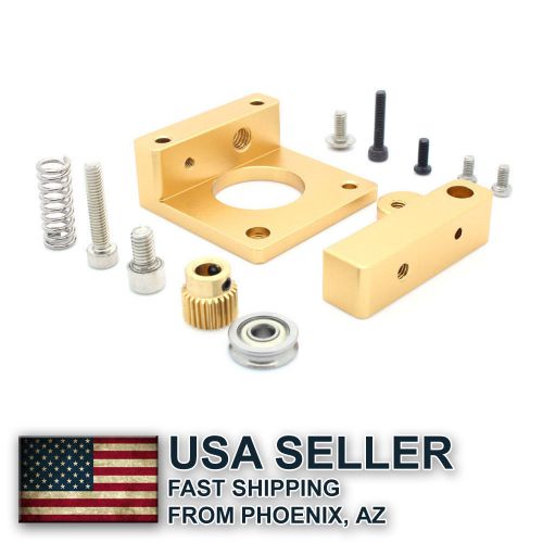 MK8 extruder aluminum block DIY kit Makerbot single nozzle SHORT - AZ, USA