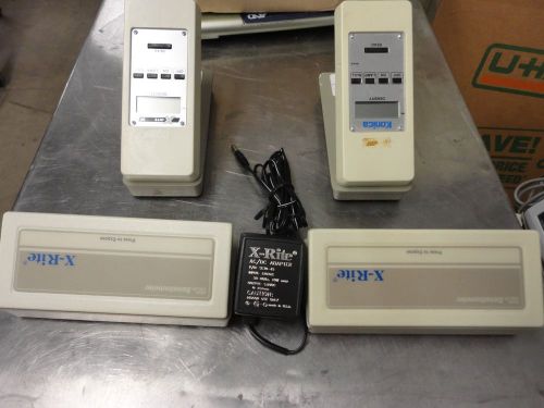 X-RITE 331 mixed lot of 4. see photos B/W PORTABLE TRANSMISSION DENSITOMETER