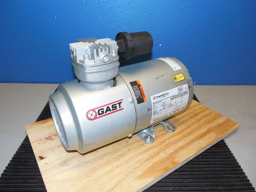 Gast 1.8 cfm piston air compressor 1/6 hp  115v  1vaf-10-m100x for sale
