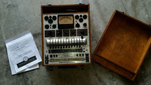 VINTAGE PRECISION 10-12 TUBE TESTER 100% tested w/PAPERWORK