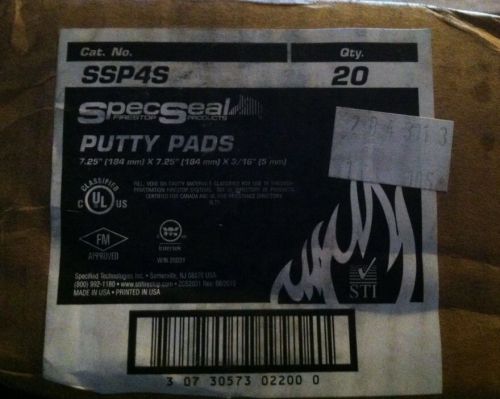 Specseal SSP4S  puddy pads 20 Qty.