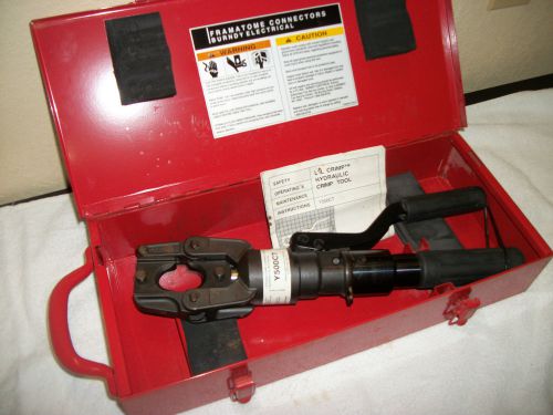 Burndy y500ct crimper crimp tool kit   look ! for sale