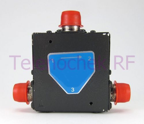 RF microwave single junction circulator 941 MHz CF/  318 MHz BW/ 150 Watt/ data