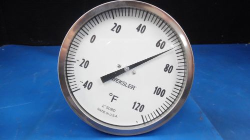Weskler bimetal thermometer -40 120 f adjustable stem for sale