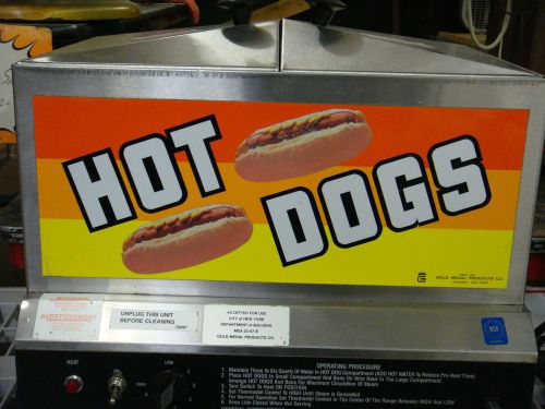 Gold Medal hot dogs cooker &amp; bun steamer