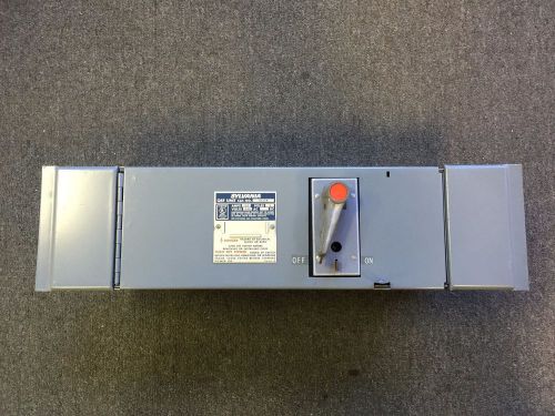 Sylvania panelboard switch fusible 100 amp 240v 3 pole qsf1033r for sale