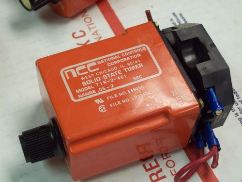 T1K-2-461 NCC National Controls Corporation Timer WITH BASE