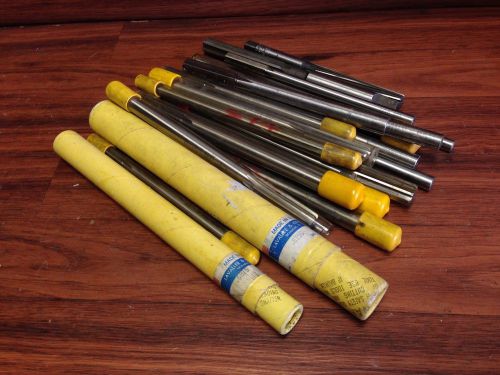LOT OF ASSORTED HSS REAMERS 7/16 - 7/8&#034;