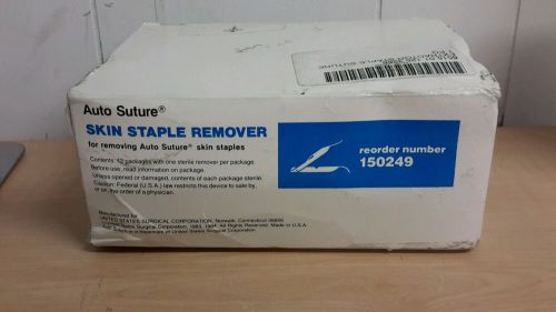 Auto Suture 150249 Skin Staple Remover BOX OF 12  Free US Shipping