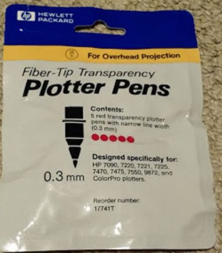 HP Fiber-Tip Transparancy Plotter Pens - 17741T