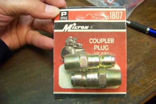 new milton s1807 coupler plug male 3/8&#034; npt