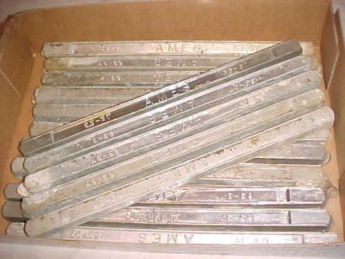 Solder 25 LBS A M E S  63 - 37 Ingot Bars New Condition 16 Bars In The Group