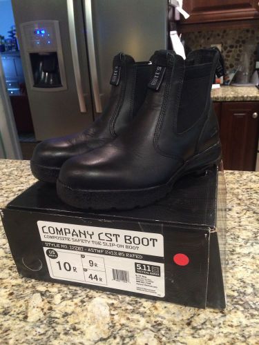 5.11 Company CST Boot, Composite Safety Toe, Pull On Size 10, New