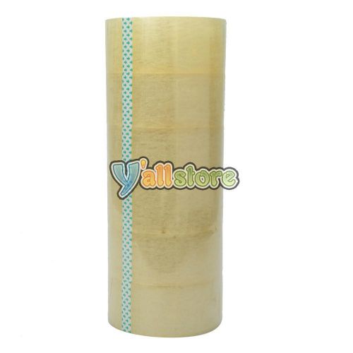 18 rolls clear carton box pack sealing packing tape 2&#034;x330&#039;(ft) 110 yards 2 mil for sale