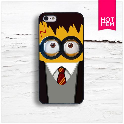 Cute Harry Potter Minion Despicable Me Apple iPhone &amp; Samsung Galaxy Case Cover