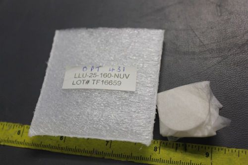 OPTICS FOR RESEARCH UV LASER LENS LLU-25-160-NUV (S15-T-211A)