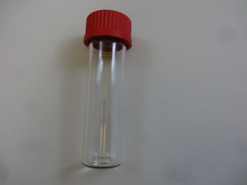 Rpi hybridization bottle (35x150mm) with red cap and ptfe liner 4 new old stock for sale