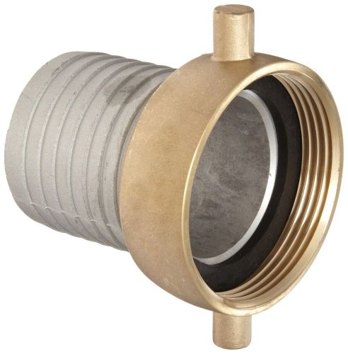 Dixon fab250n aluminum hose fitting king short shank suction coupling with br... for sale