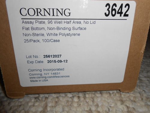 Corning 96-well Assay Plates, Non-Sterile #3642 Pack/25