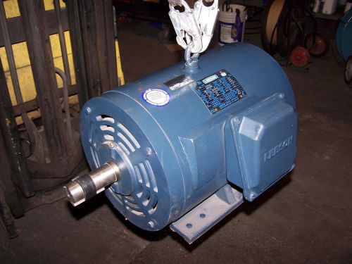 NEW LEESON 20 HP ELECTRIC MOTOR 208-230/460 VAC 1765 RPM 3? 256T FRAME