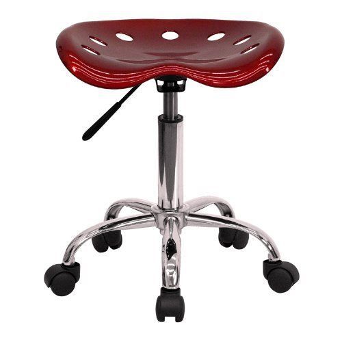 Tractor Seat Stool Adjustable Office Furniture Garage Work Chair WINE RED Gift