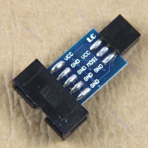 Standard 6 Pin To 10Pin Convert Adapter Board For ATMEL STK500 AVRISP USBASP