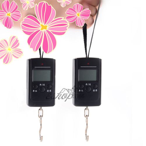 New 3pcs pocket portable electronic digital hanging household fishing hook scale for sale